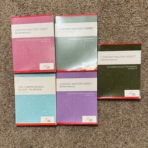 ATI Content Mastery Series Nursing Review Modules - Multicolor Set